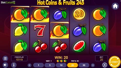 Hot Coins Fruits 243 Slot Gratis