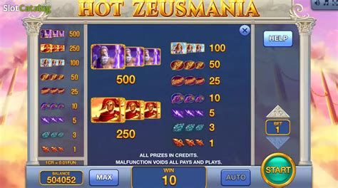 Hot Zeusmania Pull Tabs 888 Casino