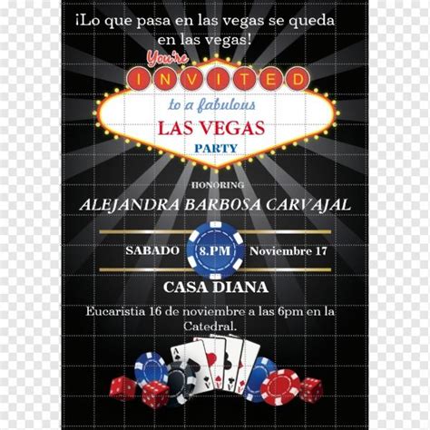 Invitaciones Estilo Casino