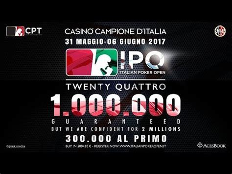 Italian Poker Open Ao Vivo Streaming