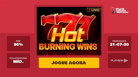 Jogar Hot Burning Wins No Modo Demo