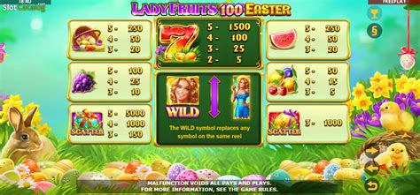 Jogar Lady Fruits 100 Easter Com Dinheiro Real