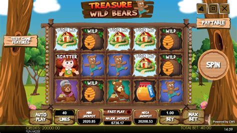 Jogar Treasure Of The Wild Bears No Modo Demo