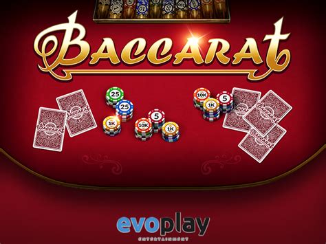 Jogue Baccarat Evoplay Online