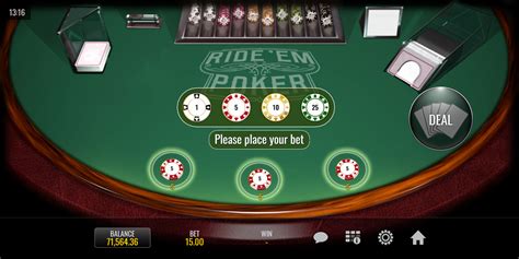 Jogue Ride Em Poker Online