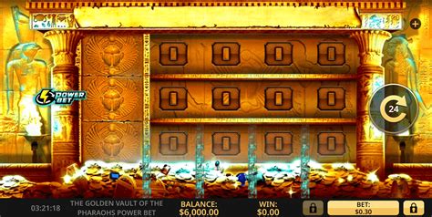 Jogue The Golden Vault Of The Pharaohs Power Bet Online