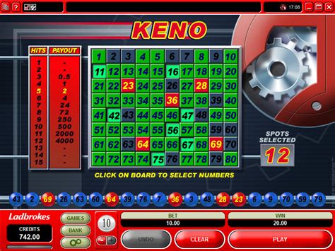 Keno 1 Gameplay Int 888 Casino