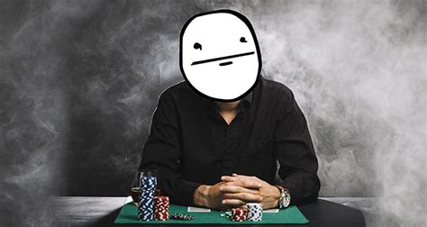Le Diante De Um Cara De Poker