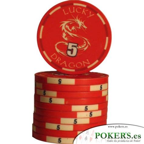 Lucky Dragon Fichas De Poker Do Reino Unido