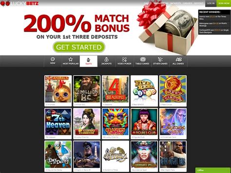 Luckybetz Casino Login