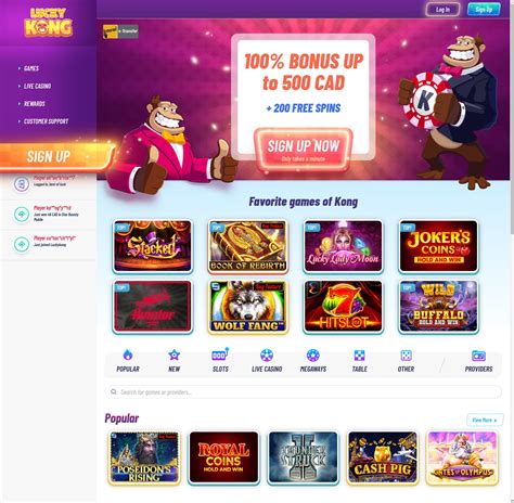 Luckykong Casino Bonus