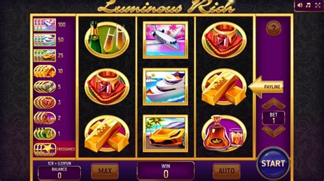 Luminous Rich Pull Tabs 888 Casino