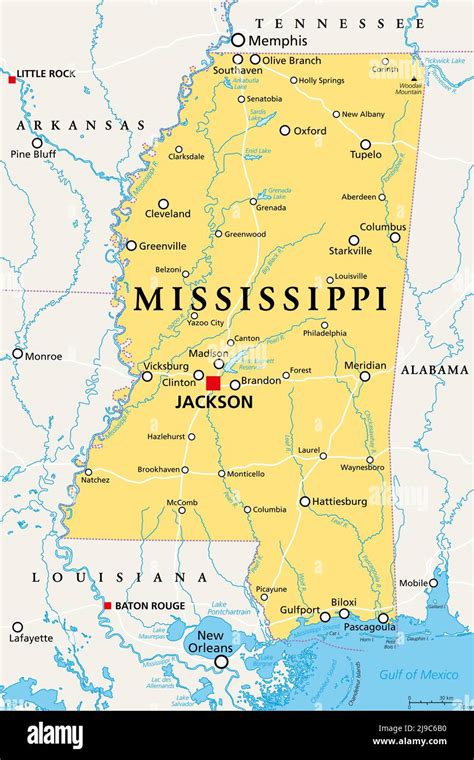Mapa Mississippi Locais De Casino