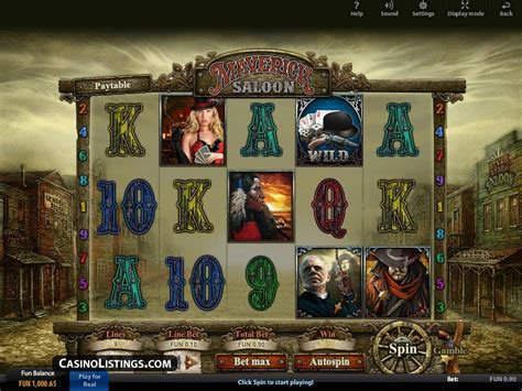 Maverick Saloon Slot Gratis