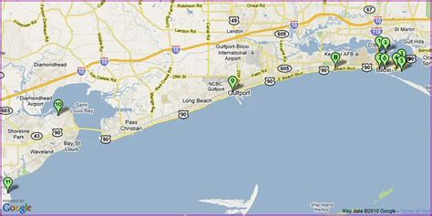 Mississippi Gulf Coast Casino Mapa