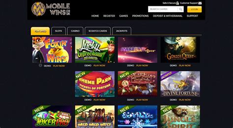 Mobile Wins Casino Download