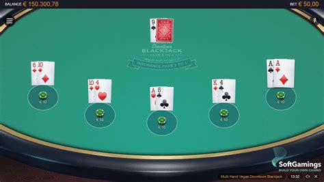 Multihand Vegas Downtown Blackjack Slot Gratis