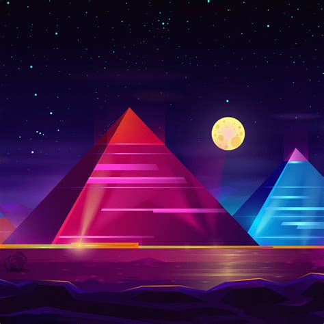 Neon Pyramid Brabet
