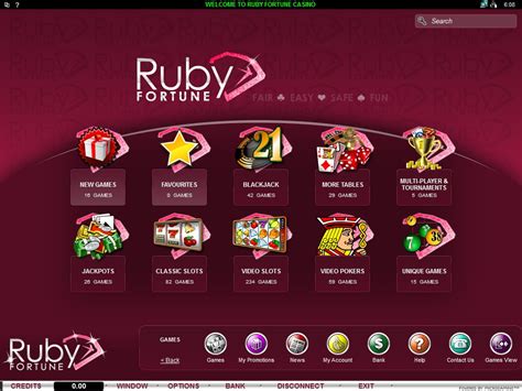 O Casino Ruby Fortune