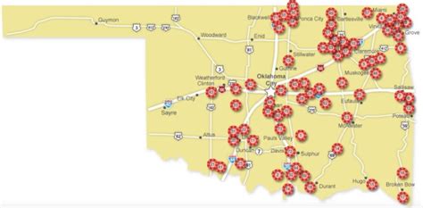 Oklahoma City Casinos Mapa