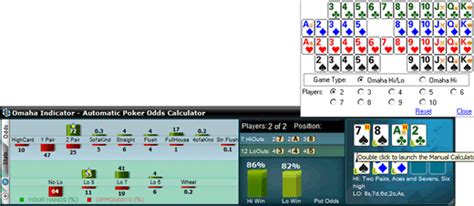 Omaha Hi Lo Poker Odds Calculator