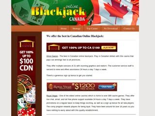 Online Blackjack Por Dinheiro Canada