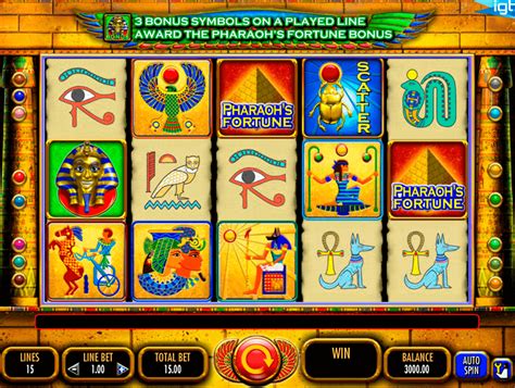 Os Faraos Fortune Slot Online Gratis