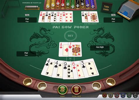 Pai Gow Poker Casino Regras