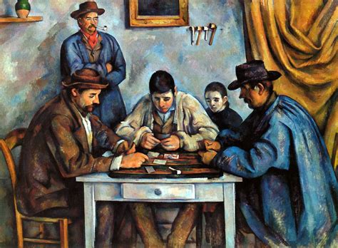 Paul Cezanne Poker