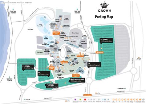 Perth Crown Casino Mapa