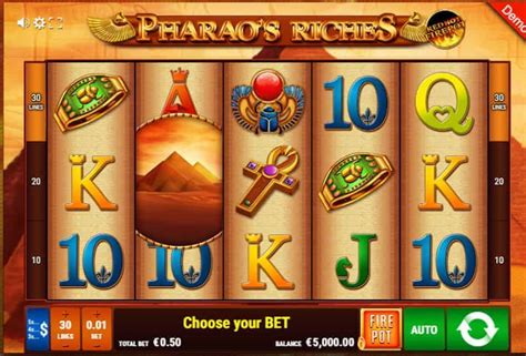 Pharao S Riches Red Hot Firepot Slot Gratis