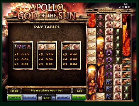 Play Apollo God Of The Sun 10 Slot