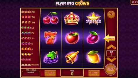 Play Flaming Crown Pull Tabs Slot