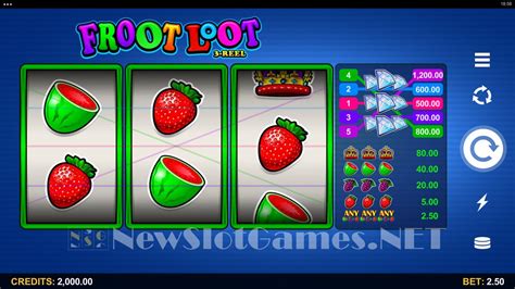 Play Froot Loot 3 Reel Slot