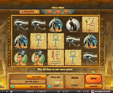 Play Mysteries Of Egypt Slot