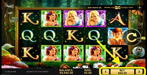 Play Secrets Of The Pixies Slot