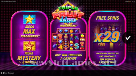Play Triple Fruit Deluxe Megaways Slot
