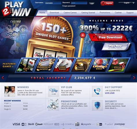 Play2win Casino Aplicacao