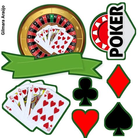 Poker De Casamento Bolo Toppers