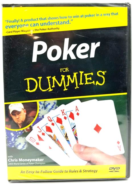 Poker For Dummies Chris Moneymaker