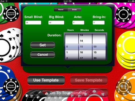 Poker Timer Para Ipad