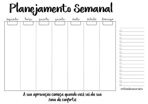 Printable Calendario Semanal Modelo Com Slots De Tempo