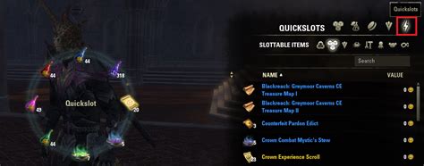 Quick Slots De Elder Scrolls Online