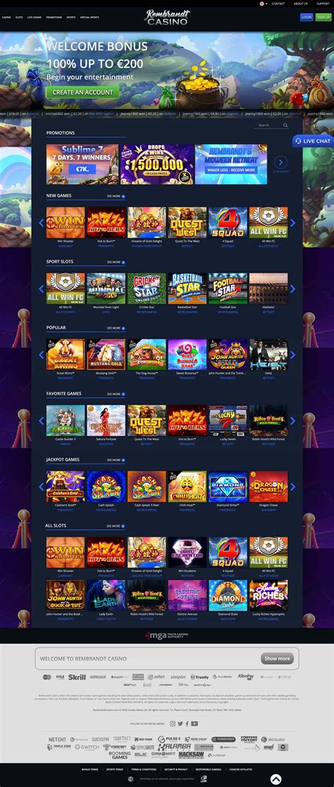 Rembrandt Casino Online