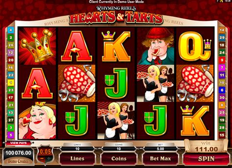 Rhyming Reels Hearts Tarts Slot Gratis