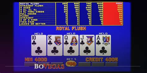 Royal Flush Party Video Poker Betfair