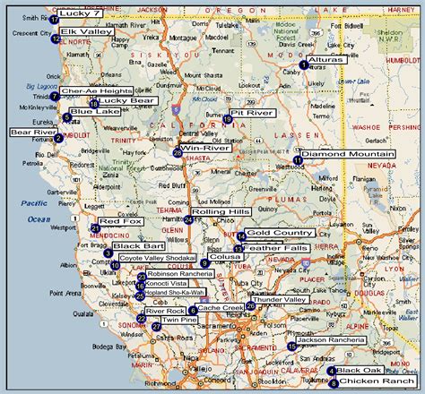 San Francisco Casinos Mapa