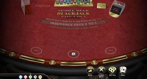 Single Deck Bj Espresso Betfair