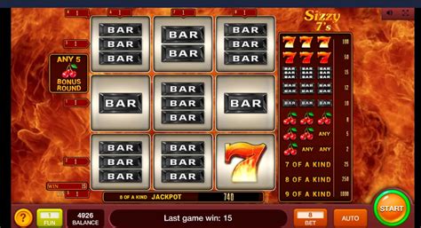 Sizzling Sevens Slots Livres