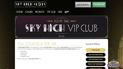 Sky High Slots Casino Codigo Promocional